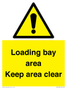 loading-bay-area-keep-area-clear-sign~